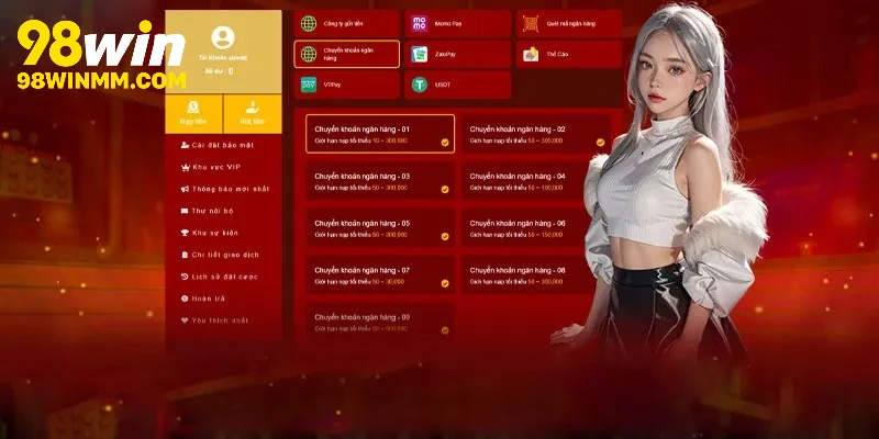 Việc nạp tiền 98WIN có an toàn không?